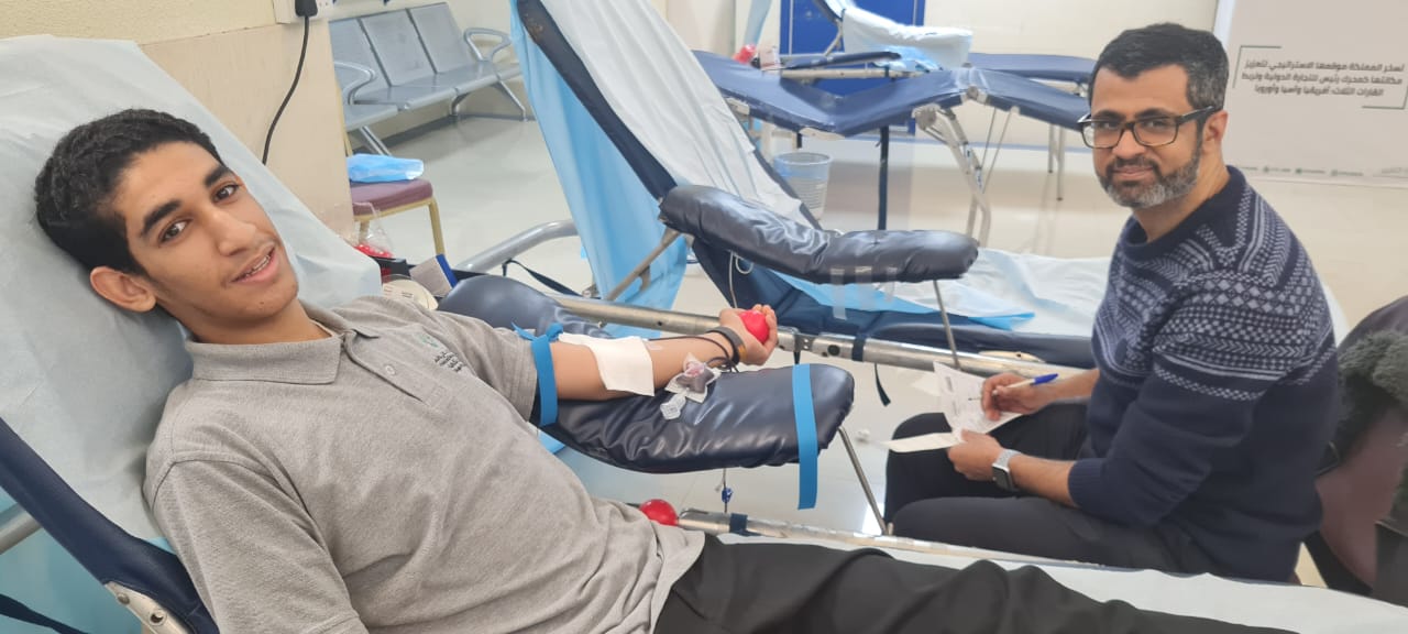 حملة التبرع بالدم بتقنية القطيف