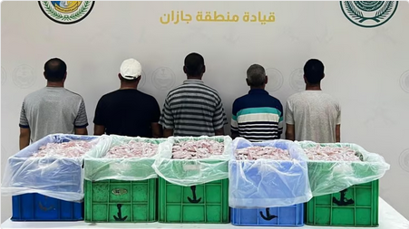 ضبط 5 مقيمين مخالفين