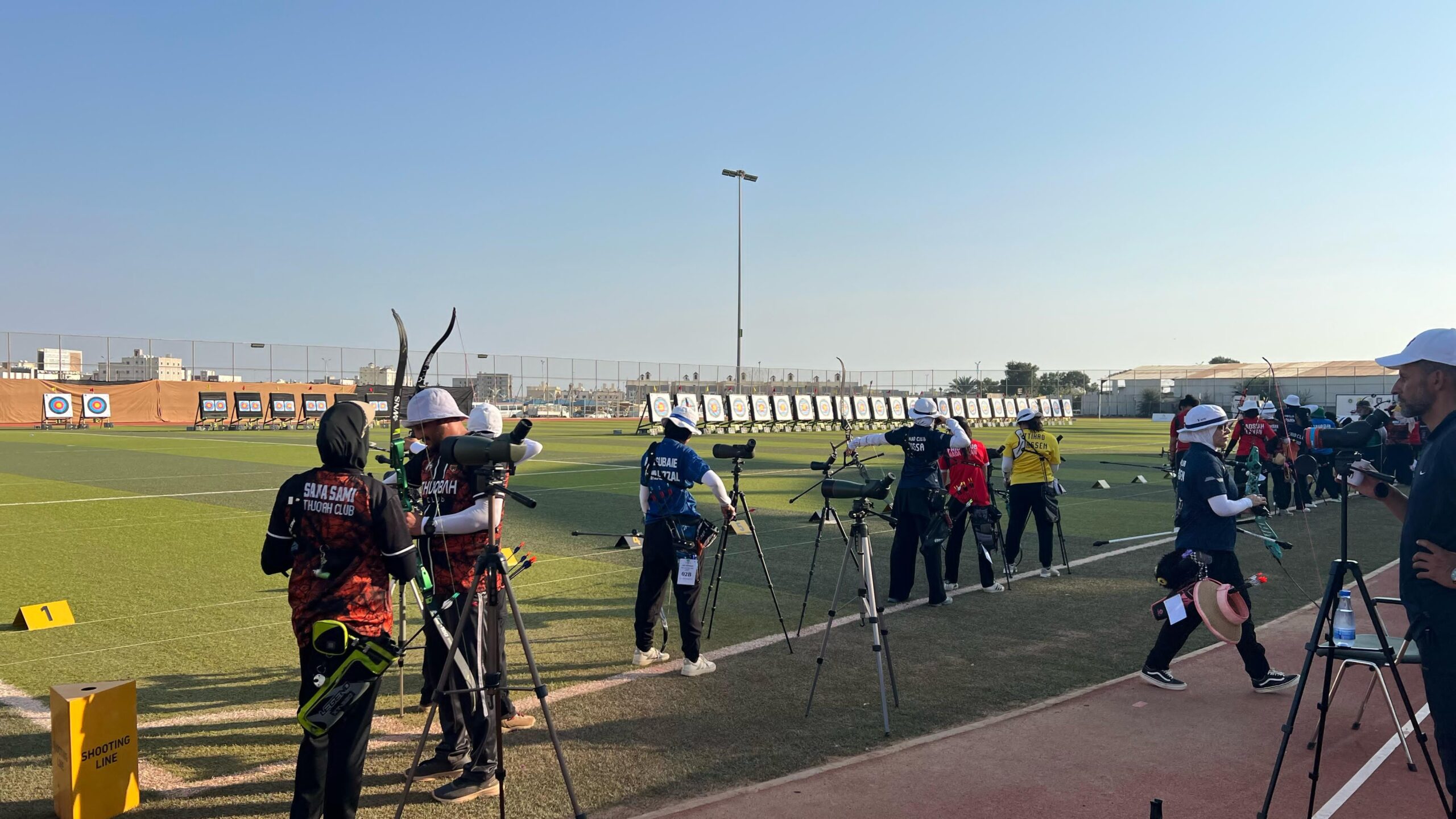 تدريبات مكثفة في بطولة اتحاد السهام