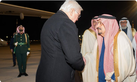 الرئيس الألماني يصل الرياض