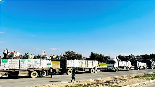 قوافل إغاثية سعودية