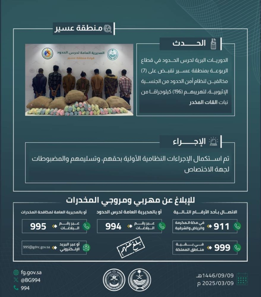 حرس الحدود بعسير