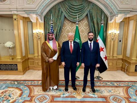 0-32 بوساطة ولي العهد.. الشرع يلتقي ترامب في الرياض
