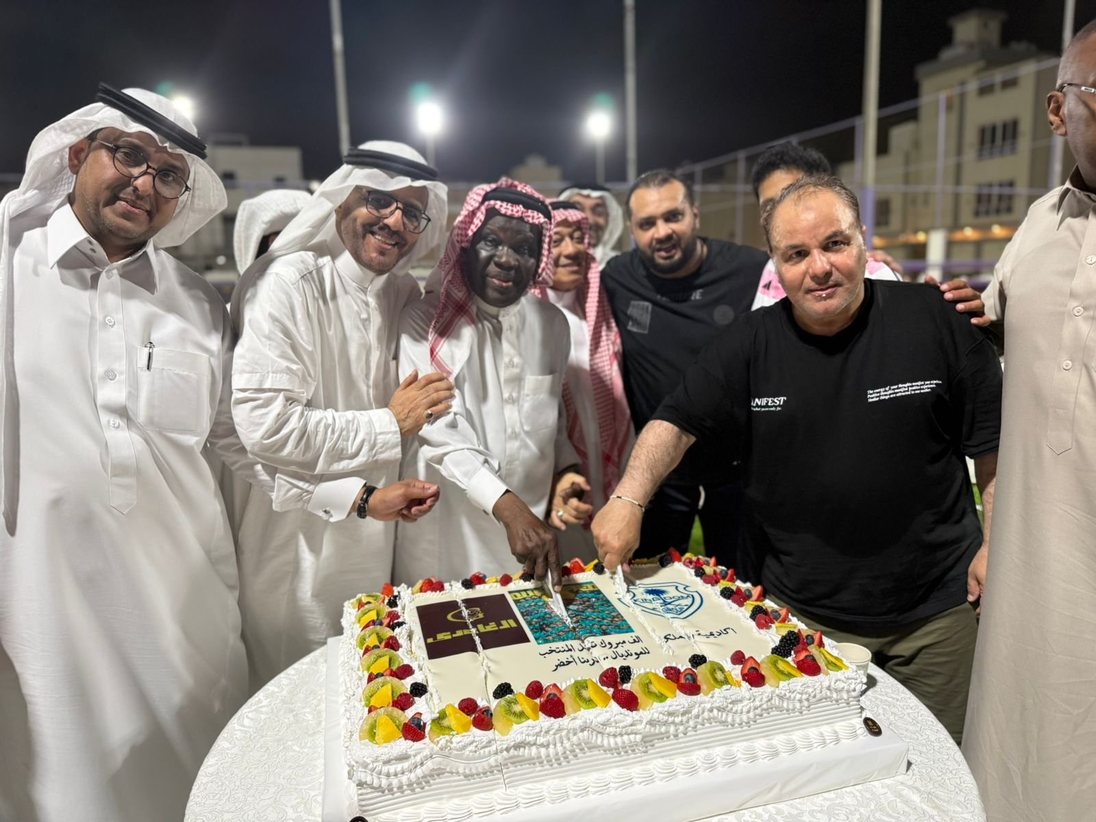 أكاديمية نادي المملكة بجدة تحتفل بتأهل الأخضر لمونديال 2026