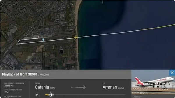 هيئة سلامة الطيران الإيطالية تُحقق في "حادث خطير" لطائرة "العربية للطيران" اقتربت من سطح البحر