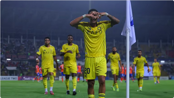 المناطق 1, ثنائية النصر تحسم مواجهة غوا الهندي وتُبقي "العالمي" متصدراً لمجموعته في دوري أبطال آسيا ثنائية النصر تحسم مواجهة غوا الهندي وتُبقي "العالمي" متصدراً لمجموعته في دوري أبطال آسيا