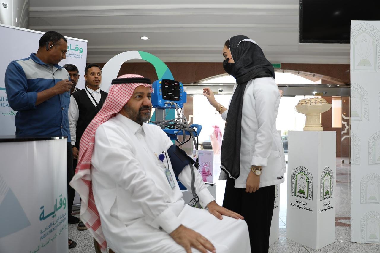 المناطق 1, الشؤون الإسلامية بالمدينة المنورة تنفذ حملة صحية شاملة للوقاية من الأمراض المزمنة والموسمية الشؤون الإسلامية بالمدينة المنورة تنفذ حملة صحية شاملة للوقاية من الأمراض المزمنة والموسمية