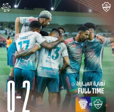 "الراقي" يقتحم المربع الذهبي بثنائية في شباك الفيحاء