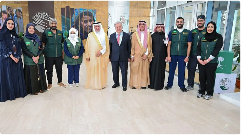 الأمين العام للأمم المتحدة يزور مركز الملك سلمان للإغاثة ويبحث تعزيز التعاون الإنساني