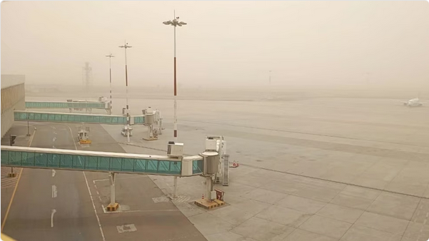 إغلاق مطار بغداد الدولي بسبب سوء الأحوال الجوية