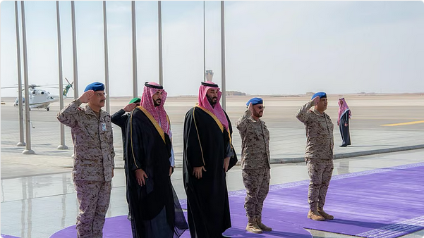 ولي العهد يرعى حفل افتتاح مرافق قاعدة الملك سلمان الجوية بالقطاع الأوسط