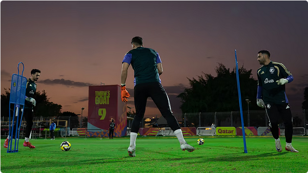 "الأخضر" يستأنف تدريباته لمواجهة الأردن في نصف نهائي كأس العرب