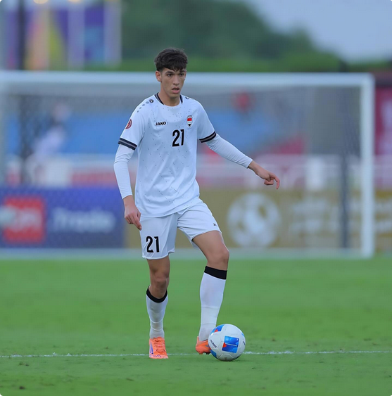 الموهبة العراقية حيدر عبد الكريم أولى صفقات النصر الشتوية