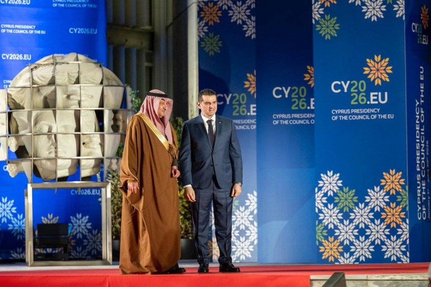 نيابةً عن ولي العهد..الخريجي يشارك في حفل افتتاح تولي جمهورية قبرص رئاسة مجلس الاتحاد الأوروبي