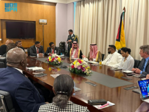 رئيس غويانا يستقبل الجبير لبحث تعزيز التعاون الثنائي