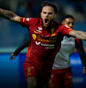 رأسية "نانديز" في الوقت القاتل تدفع بالقادسية إلى المربع الذهبي على حساب نيوم