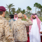 أمير جازان ونائبه يشاركان قادة ومنسوبي القطاعات الأمنية إفطارهم الرمضاني بالميدان