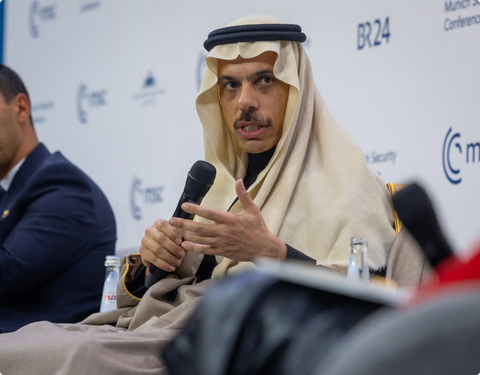 فيصل بن فرحان يناقش بمؤتمر ميونخ للأمن إصلاح النظام الدولي بين التوترات والتهديدات
