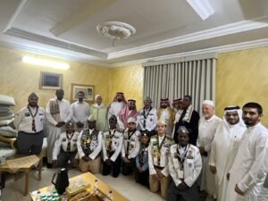 وشاح كشافة شباب مكة للدكتور المسعودي