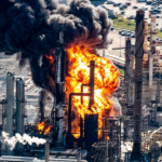 انفجار ضخم يهز مصفاة نفط في تكساس ويثير مخاوف بيئية في بورت آرثر