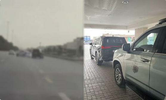 المرور السعودي يضبط قائد مركبة صدم سيارة عمداً وهرب وعرقل السير بالرياض