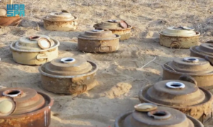 مشروع «مسام» ينزع 1.263 لغمًا من الأراضي اليمنية خلال أسبوع