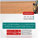 "الأمن البيئي" يضبط مواطنًا لارتكابه مخالفة رعي في محمية الإمام عبدالعزيز بن محمد الملكية