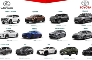 استدعاء 33 ألف سيارة «تويوتا» و«لكزس» لخلل في كاميرا الرؤية الخلفية