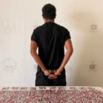 أمن الطرق بمكة يطيح بمواطن بحوزته 1200 قرص دوائي مقيّد داخل مركبته