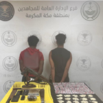 القبض على مخالفين لترويج المخدرات وضبط أسلحة نارية في جدة