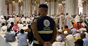 قوات الدفاع المدني بالحج تعزز أعمالها الميدانية في المسجد النبوي خلال موسم حج 1447هـ