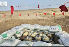 مشروع مسام ينتزع 798 لغماً وذخيرة غير منفجرة باليمن ويرفع حصيلة التطهير إلى 565 ألفاً