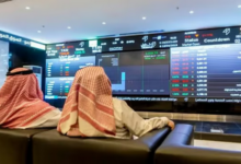 تراجع مؤشر الأسهم السعودية 61 نقطة بتداولات تتجاوز 3.4 مليارات ريال