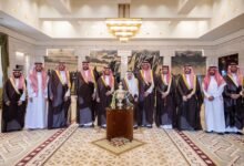 أمير منطقة الرياض يستقبل رئيس مجلس إدارة شركة نادي النصر
