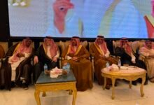 الأمير عبدالآله بن عبدالرحمن بن ناصر آل سعود يشرف حفل زواج عبدالعزيز عوض الله السلمي