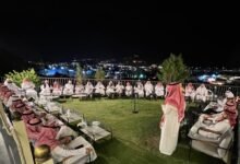 السبيعي يحتفي بأهالي عنيزة في أجواء الهدا الساحرة.