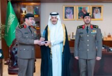 سمو محافظ حفرالباطن يستقبل مدير مرور المنطقة الشرقية