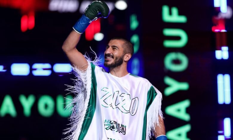 زياد المعيوف يعود إلى جدة للمشاركة في نزال "The Comeback" الذي يتصدره الملاكم البريطاني أنتوني جوشوا