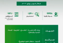 "نزاهة" تُنفّذ 2338 جولة رقابية وتوقف 131 شخصاً بتهم فساد في يوليو 2026