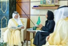 سمو أمير المنطقة الشرقية يستقبل أمين عام مجلس المنطقة الشرقية للمسؤولية الاجتماعية "ابصر"