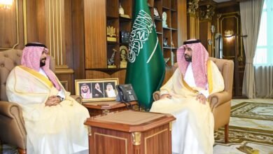 أمير جازان يستقبل مسؤولي رابطة الهواة لكرة القدم ويطّلع على برامجها